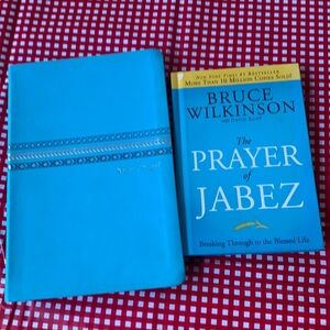 Bible note book & the prayer of jabez  book